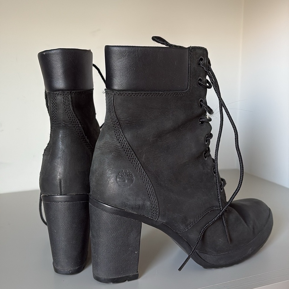 Timberland Camdale Women's Bootie Leather BLACK A1SEF Size 8 - Picture 7 of 12